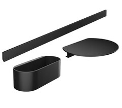Hansgrohe WallStoris 27966670 Набор аксессуаров (чёрный матовый) фото