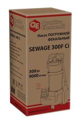 Насос фекальный QUATTRO ELEMENTI Sewage 300F Ci (300 Вт, 9000 л/ч, для грязной, 7 м, 9,0 кг) (910-140)