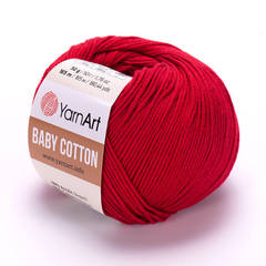 Пряжа Baby Cotton (Бэби Котон) Красный. Артикул: 427