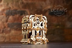 Deck Box: устройство для хранения колоды от Ugears Games - Деревянный конструктор, сборная механическая модель, 3D пазл