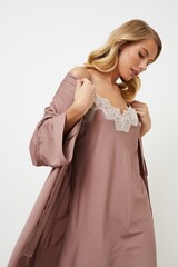 Сорочка женская ARUELLE PRIMROSE_Пыльная роза