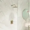 Ramon Soler K3624012OC Встраиваемый термостатический смеситель для душа с тропическим душем Золотой