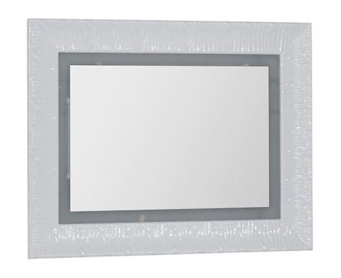 Aquanet 168328 Компл.3 - Зеркало Мадонна 90 "Е" со свет.+ эл.об. цв.белый (168328)