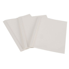 Обложки для термопереплета Promega office А4 картонные/пластиковые белые (корешок 3 мм, 100 штук в упаковке)
