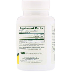Nature's Plus, Биотин, длительного высвобождения, 90 таблеток