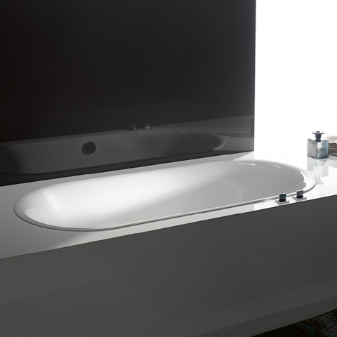 BetteLux Oval Ванна встраиваемая овальная с шумоизоляцией 180x80x45 см, с покрытиями Glaze Plus анти-слип, белая (для удлиненного слива-перелива) 3466-000 PLUS AR