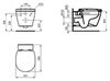 Чаша унитаза подвесного Ideal Standard Connect E814901