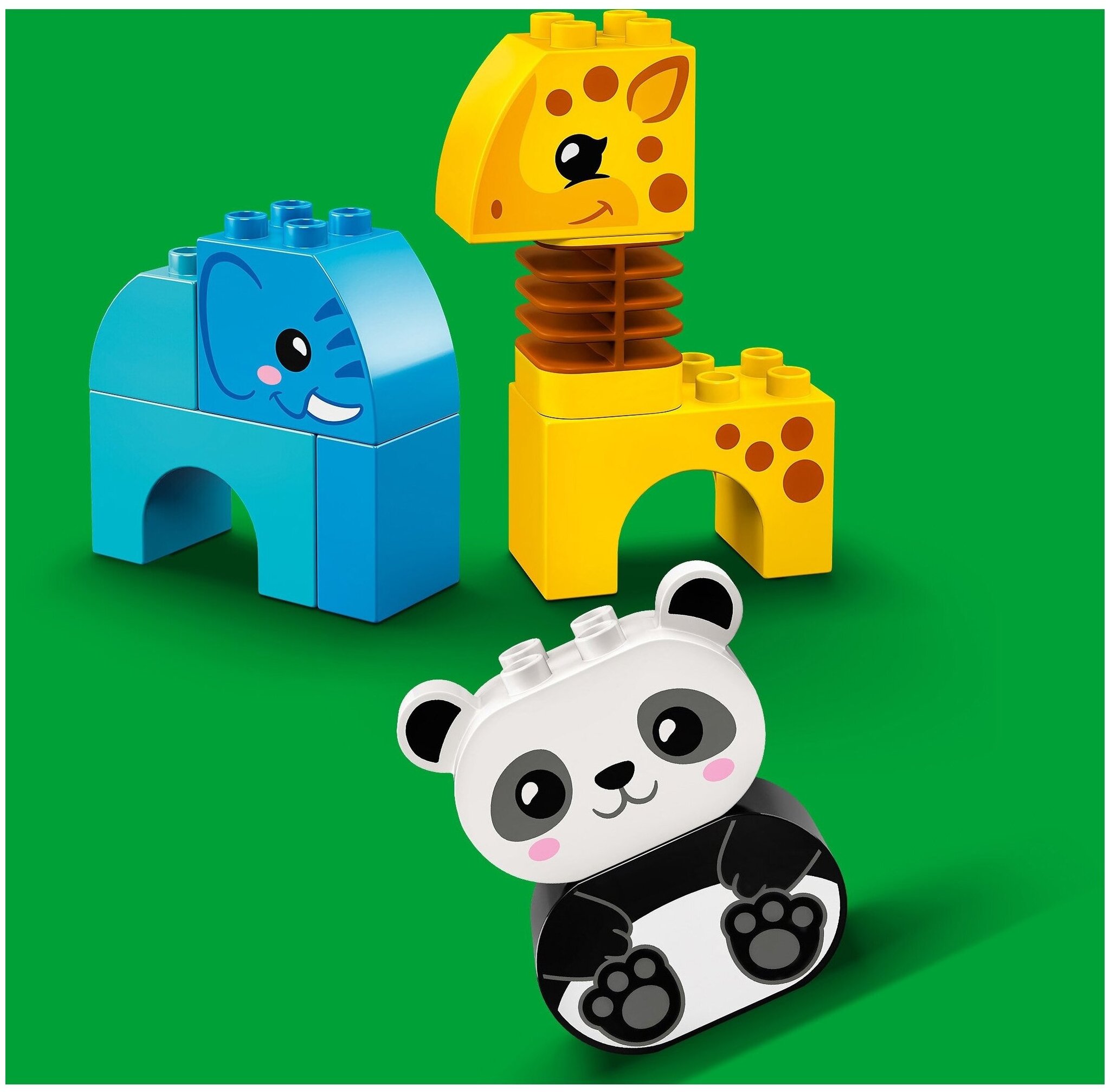 Конструктор LEGO DUPLO Creative Play 10955 Мой первый поезд для зверей  10955 купить в интернет-магазине Layon.ru