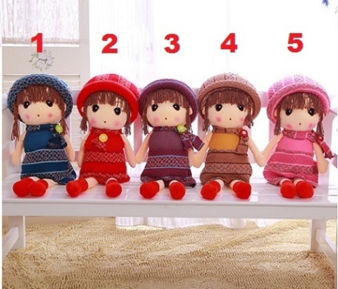 Soft Doll Dresses Knitted 40см