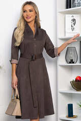 Платье трикотажное Дарьяна НЬЮ (горький шоколад) П14305-18М LT Collection