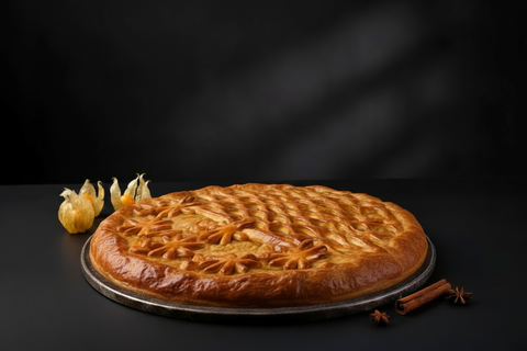 Пирог с яблоком и лимоном от шефа, 1 кг