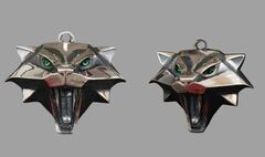 Силиконовый молд Голова ведьмака средняя