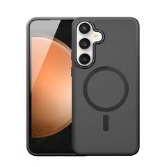 Прозрачный матовый чехол с MagSafe от Dux Ducis для Samsung Galaxy S25 FE, серия Yind Series Case