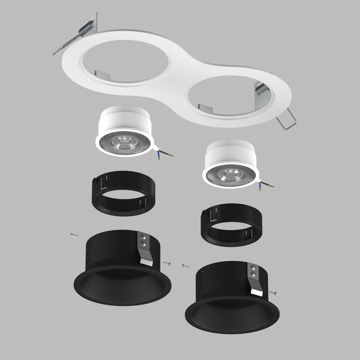 Комплект со светильником Lightstar Domino Round (214626+214607+214607+214007+214007) D6260707BMOD