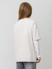 фуфайка  для девочки  КР 302871/бежевый 4002 к623