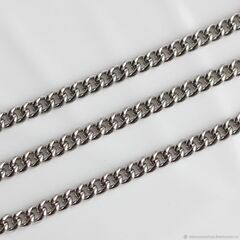 Цепочка ширина 6 мм, родий, 51 см, А215-1 (51см)