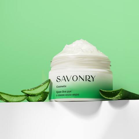 Крем для рук с соком алоэ вера 100 мл | Savonry