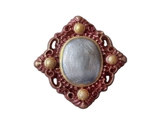 Силиконовый молд Брошь под камею