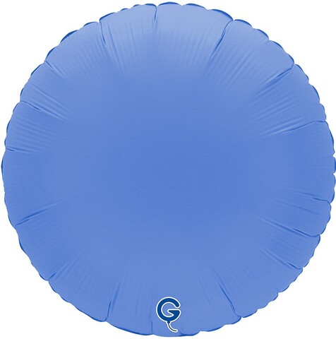 Г 18''/46 см, Круг, Матовый, Голубой Лотос, 1 шт.