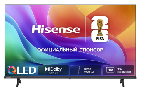 Телевизор QLED Hisense 32" 32A5S черный Full HD Smart TV