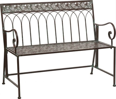 Диван металлический Modern Garden (91х118х50 см) - Коричневый - купить