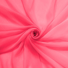 Ткань Шифон, 80 гр/м2, 150 см, розовый неон