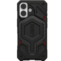 Чехол Uag Monarch Pro Case для iPhone 17, Красный | Carbon Fiber Black/Red