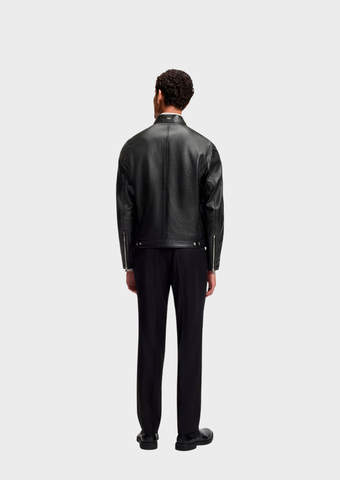 Куртка кожаная BOSS H-Mansell5
