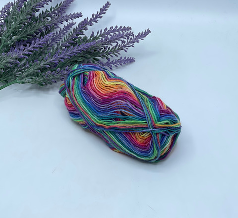 Stock Arcobaleno 300-500м/100 гр. 75% Меринос 25%Полиамид , Мультиколор, 40842