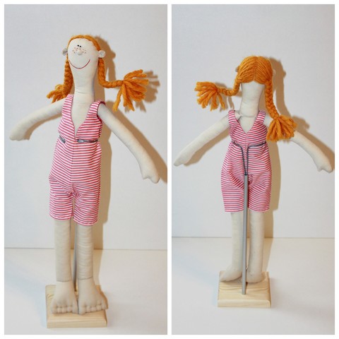 Подставка для куклы деревянная из сосны