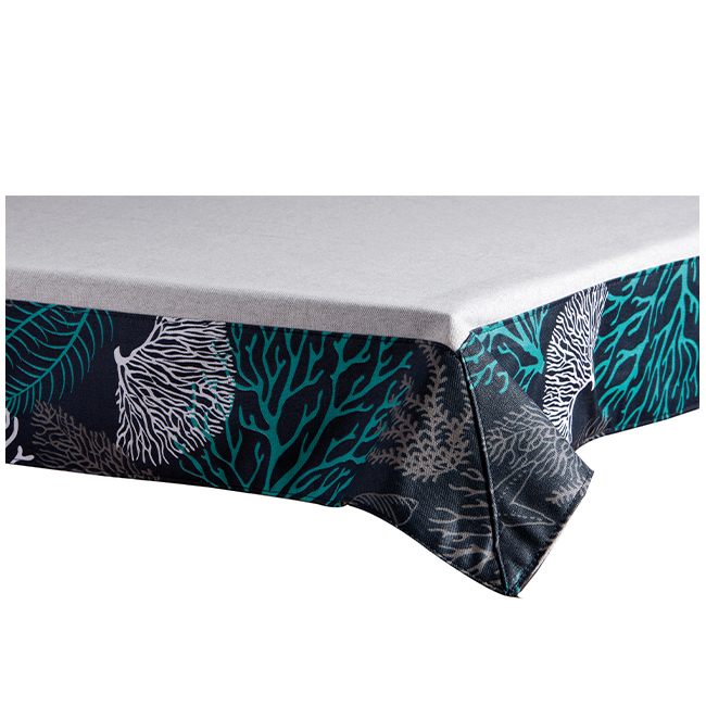 Resin tablecloths – coastal 150×130 ecru Marine Business