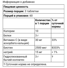 Neocell, Суперколлаген, витамин C и биотин, 180 таблеток