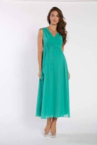 Платье для беременных 03720 зеленый