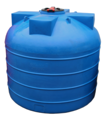 Ёмкость пластиковая пищевая STERH VERT 5000 5000 л. вертикальная (200x200x181см;синий) - арт.555085