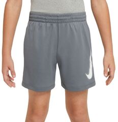 Детские теннисные шорты Nike Boys Dri-Fit Multi+ Graphic Training Shorts - smoke grey/white/white