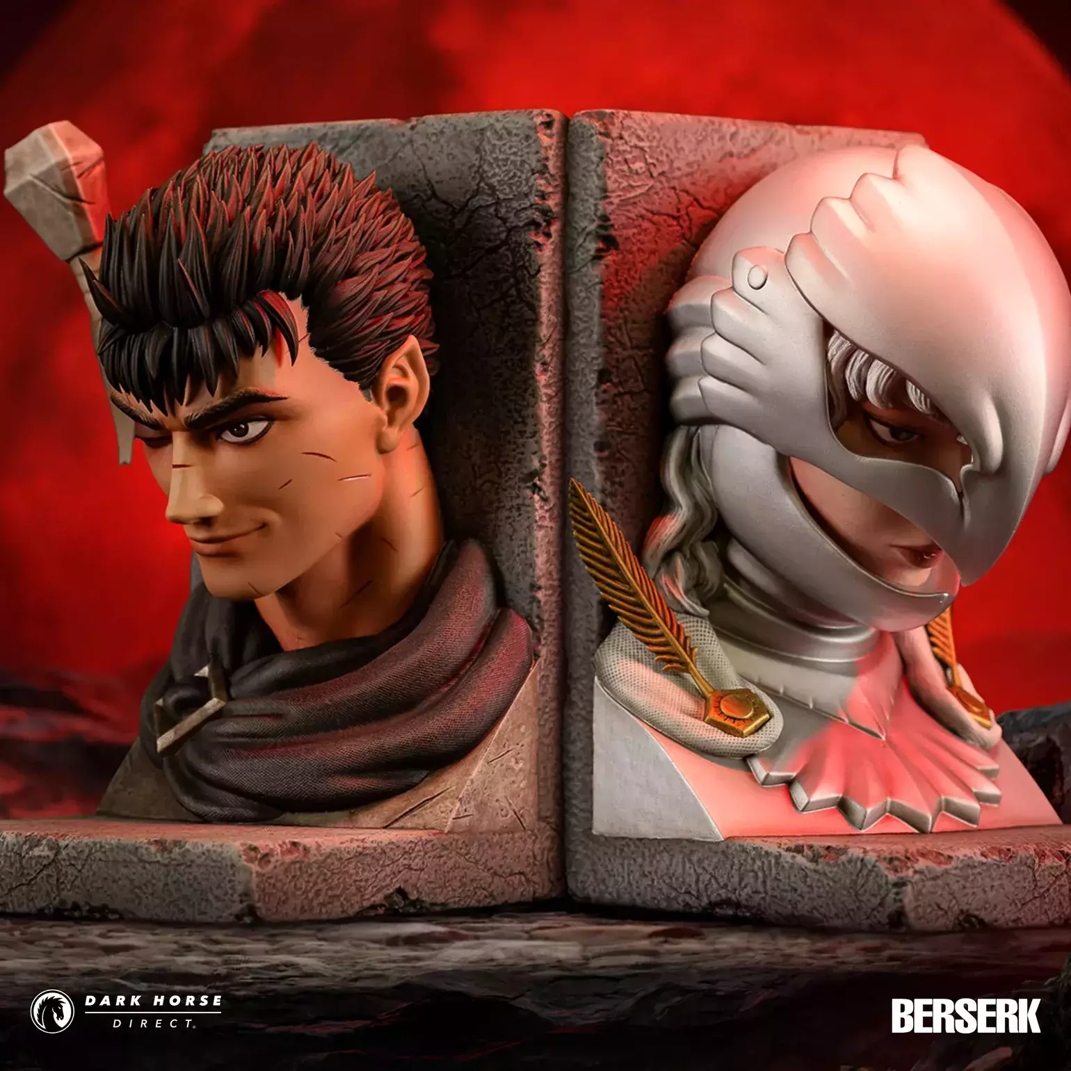 Держатель для книг Berserk: Guts & Griffith Bookends – купить по выгодной  цене | Интернет-магазин комиксов 28oi.ru