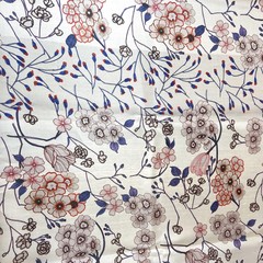 фото шелковой органзы розовые цветы