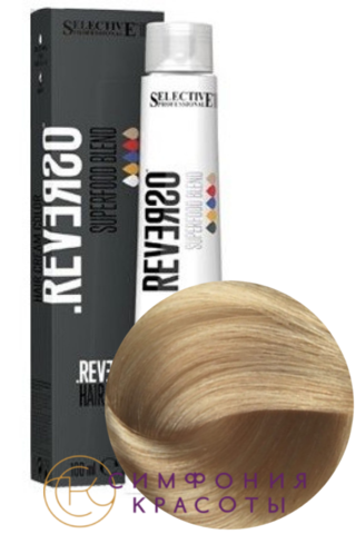 Крем-краска без аммиака Reverso Hair Color 9.0 Очень светлый блондин Selective, 100 мл