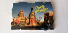 Магнит фреска полистоун с видами Петербурга