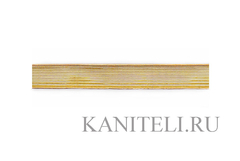 Галун металлизированный военный на погоны 12мм