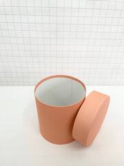 Цилиндр одиночный, 15*15 см, Персиковый, 1 шт.