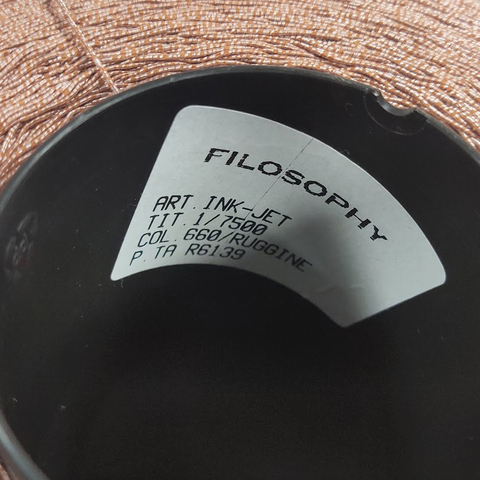 Фасонная пряжа FILOSOPHY / INK-JET 750 какао с молоком