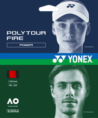 Теннисная струна Yonex PolyTour Fire Red - 1.25 Set (12 м)