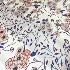 шелковая органза с цветами фото