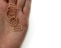 Кольцо для бретели розовое золото 15 мм, Arta-F
