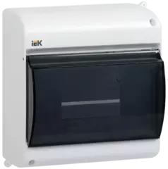 Бокс с прозрачной крышкой КМПн 2/6 для 6-х авт.выкл.наружн.установки IEK  MKP42-N-06-30-09