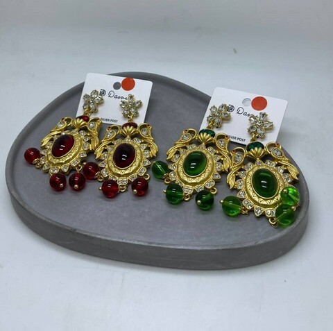 Серьги царские золото