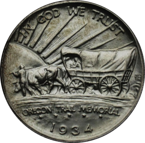 50 центов Oregon 1934-D