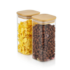 Банки для хранения, 750 мл, 2 шт .