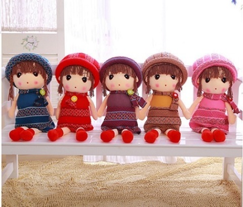 Soft Doll Dresses Knitted 60см